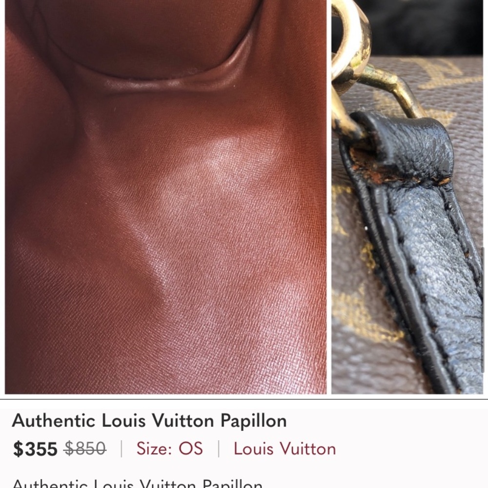Reposhing Authentic Louis Vuitton Papillon - Picture 4 of 6